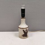 Table lamp in stoneware/ceramics by Danish Axel Larsen 1970-80s