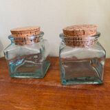 2 glass jars