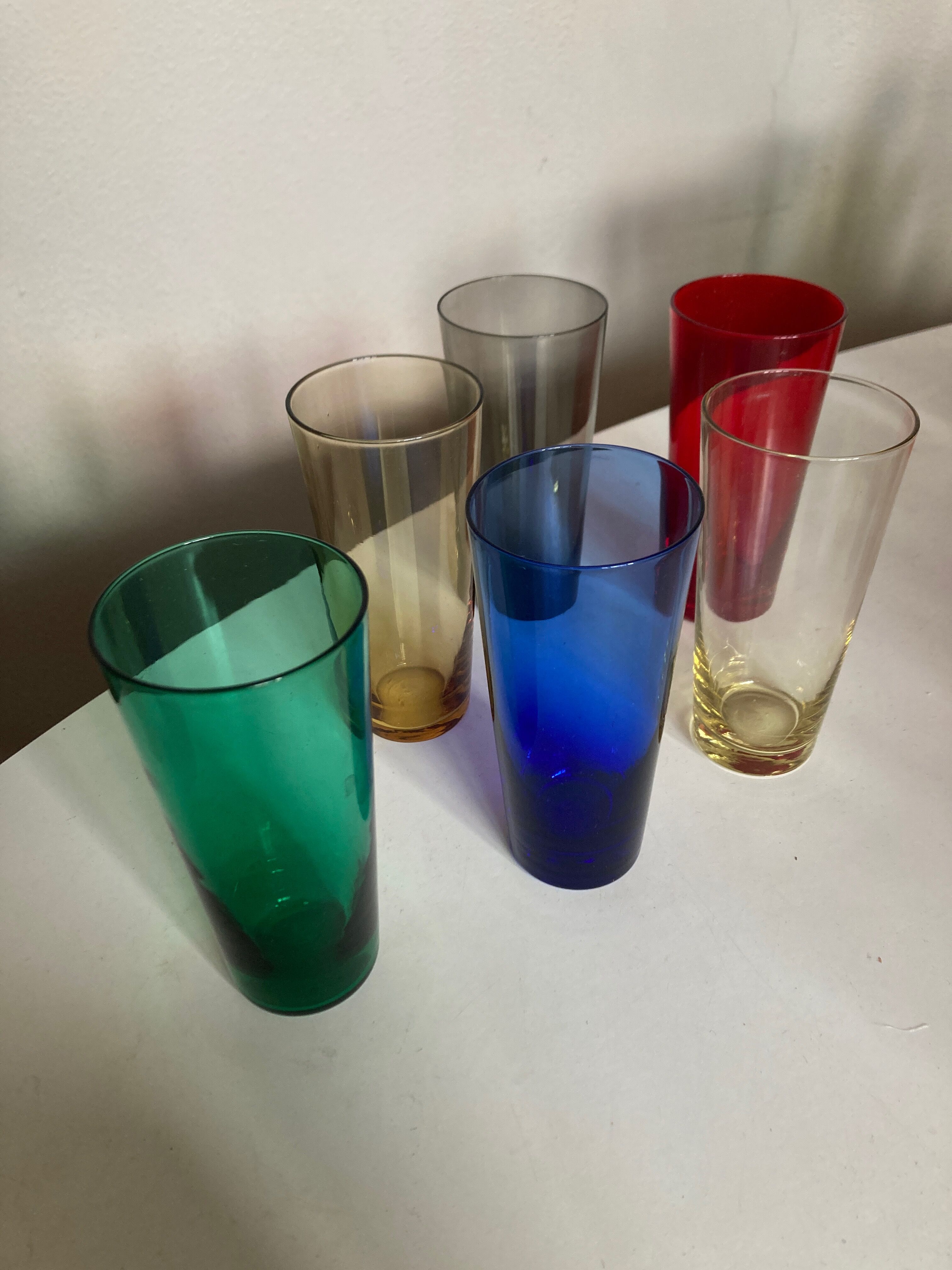 Product Pop up Christmas 22 set 6 glasses multicolored cups