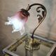 art nouveau bronze lamp