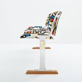 Giancarlo Piretti for Castelli fabric bench Pierre Frey 1970