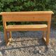 Oak church pew
