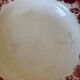 Vintage set of 5 St Amand earthenware plates with apples.
