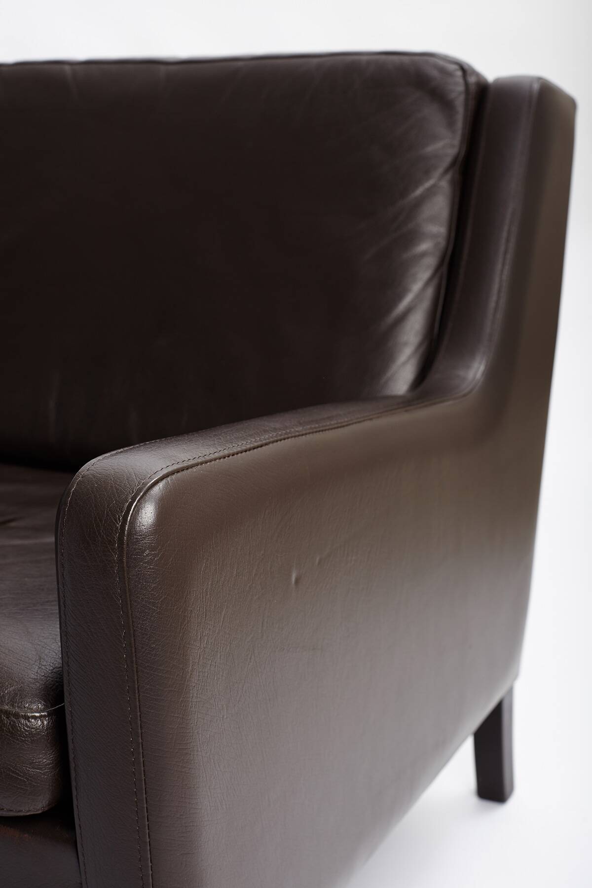 Canapé vintage en cuir, danemark