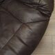 Leather swivel armchair, Danish design, 1960s, designer: H.W. Klein, manufacture: Bramin