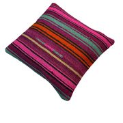 Vintage turkish kilim cushion cover , 40 x 40 cm