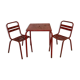 Red Tolix bistro set