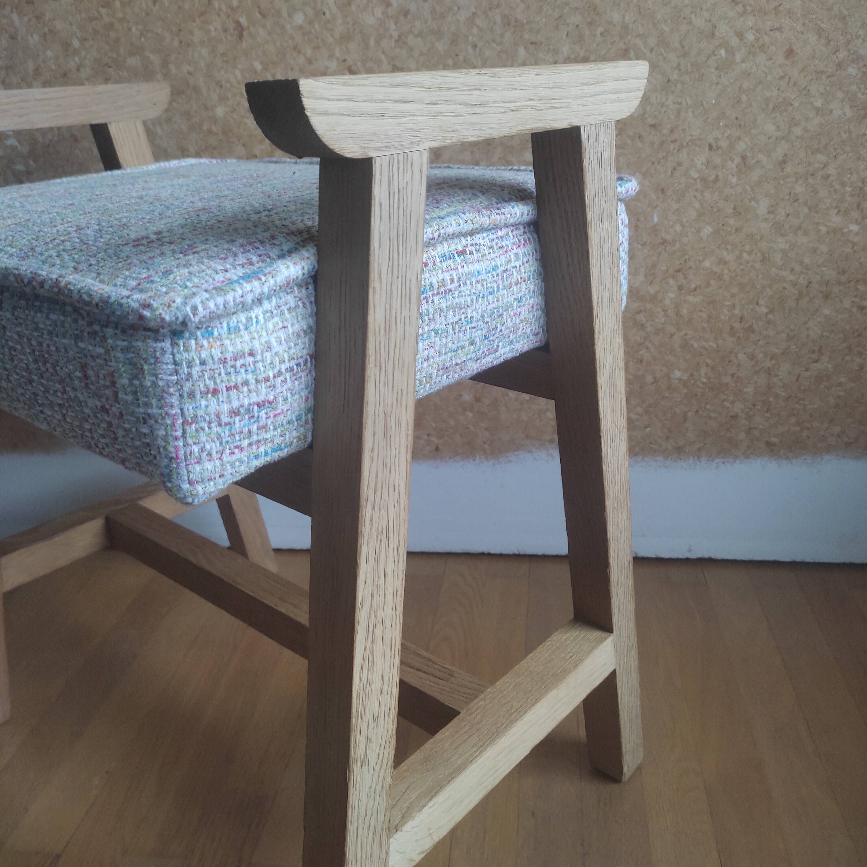 Tabouret Guillerme et Chambron