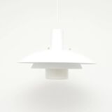 White Scandinavian Form Light lamp, 1970s