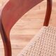 Chaise - Niels Otto Møller - modèle 75 - Corde danoise refaite
