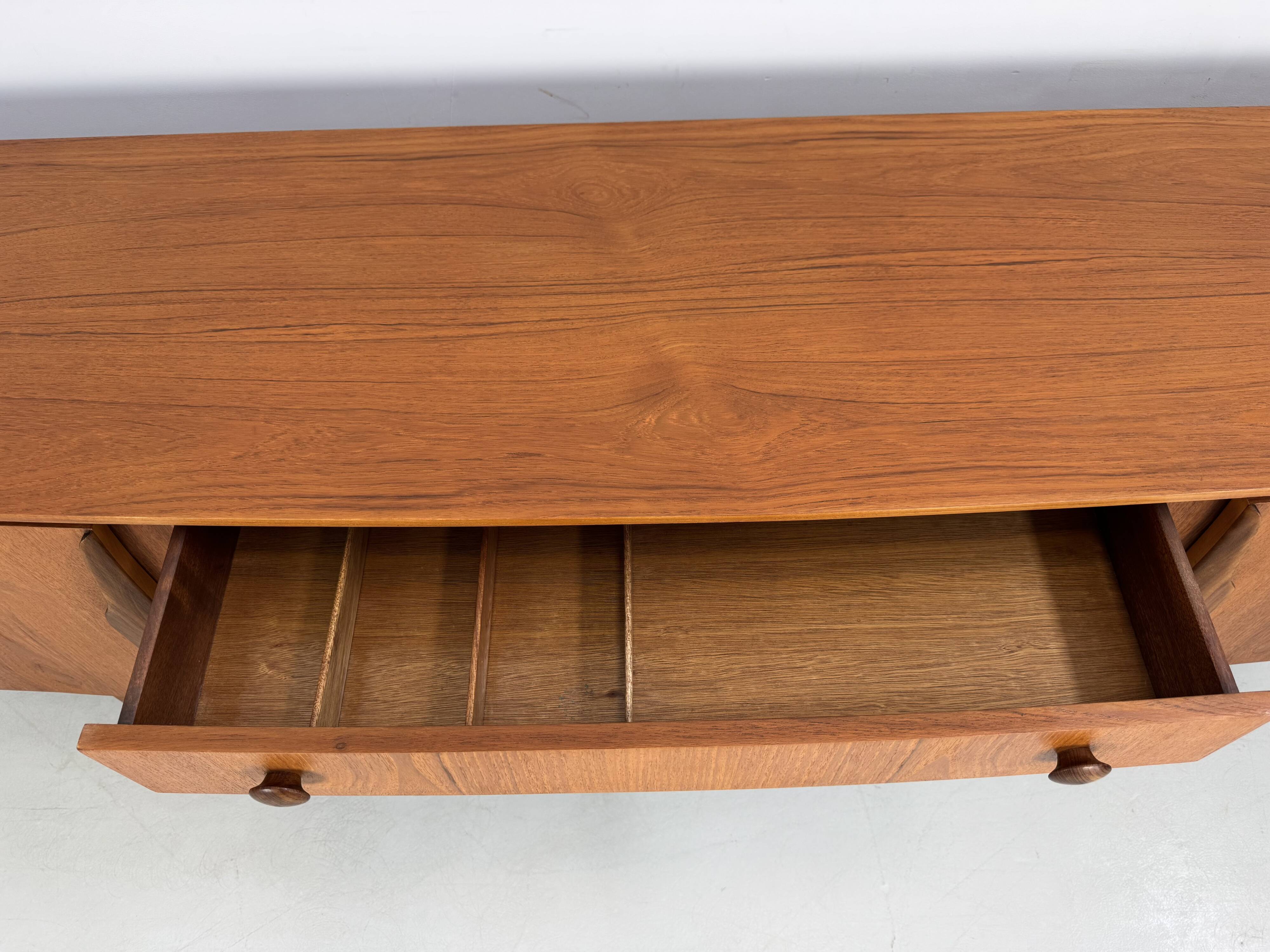 Unique curved design sideboard by the brand Beautility, produced in England