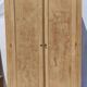 Parisian wardrobe in raw wood