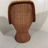 Vintage wicker chair 1970's