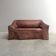 Vintage leather 2 seat sofa by Lesser, 1970s (1 of 2)