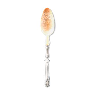 Silver & Horn Serving Spoon