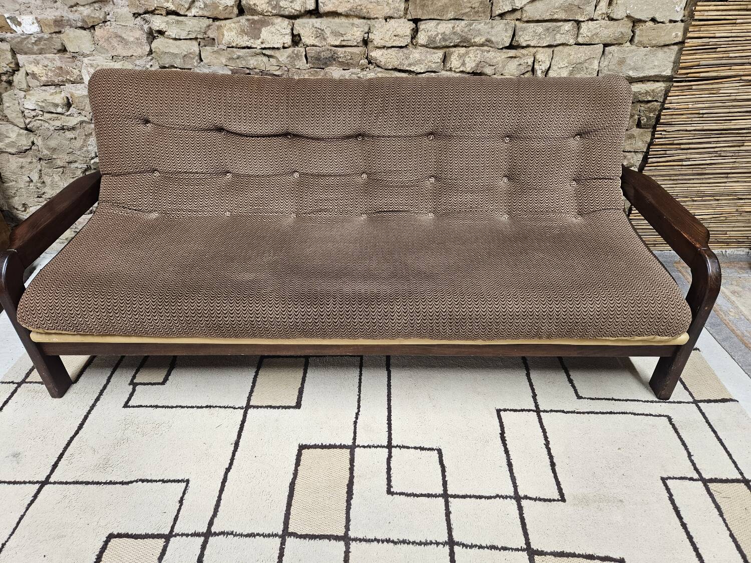 Vintage teak sofa