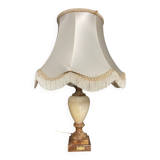 Antique alabaster floor lamp