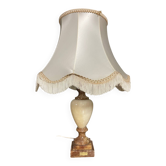 Antique alabaster floor lamp
