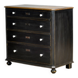 Oak and pine chest of drawers, 1910s