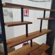 Vintage floor-to-ceiling shelf