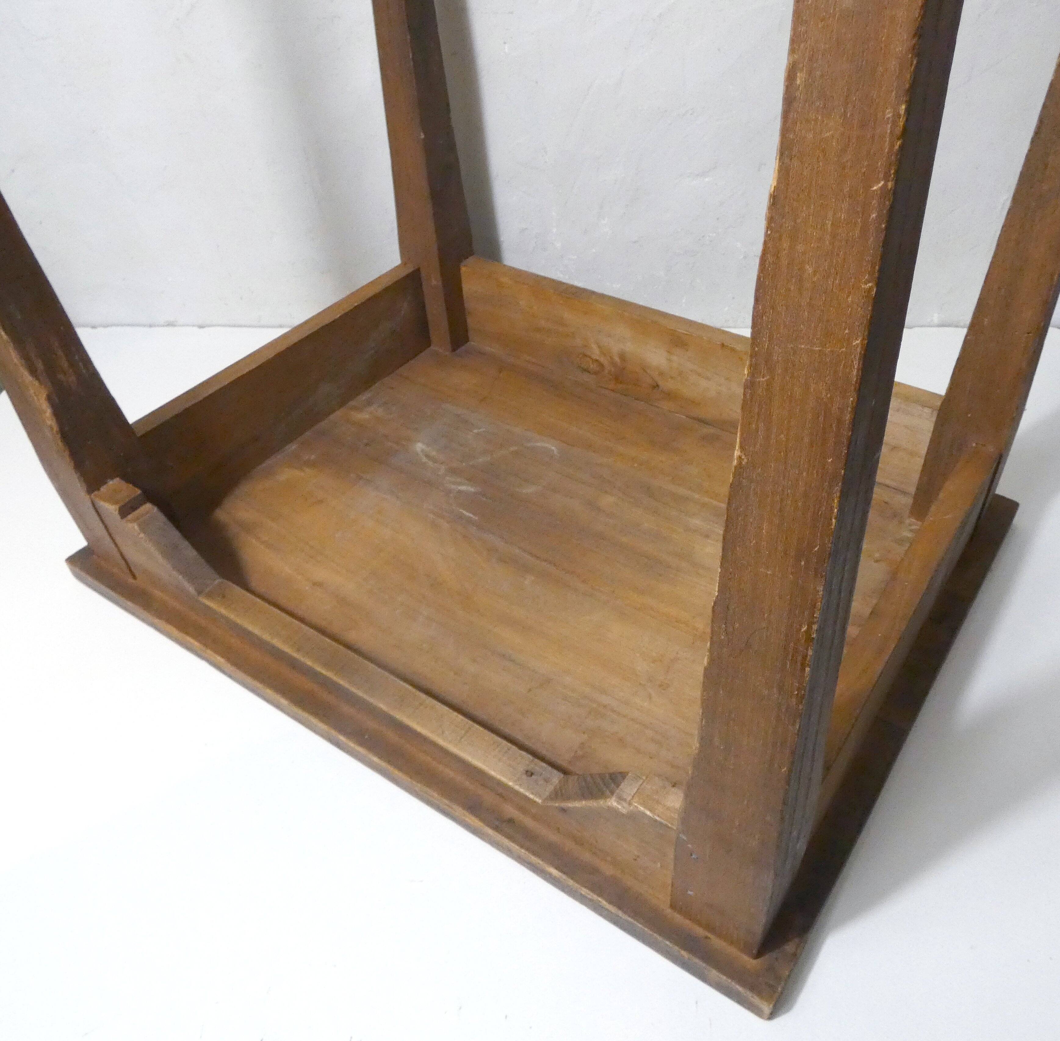 vintage wooden writing desk side table