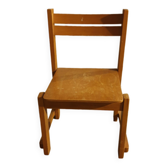 Wooden children's chair