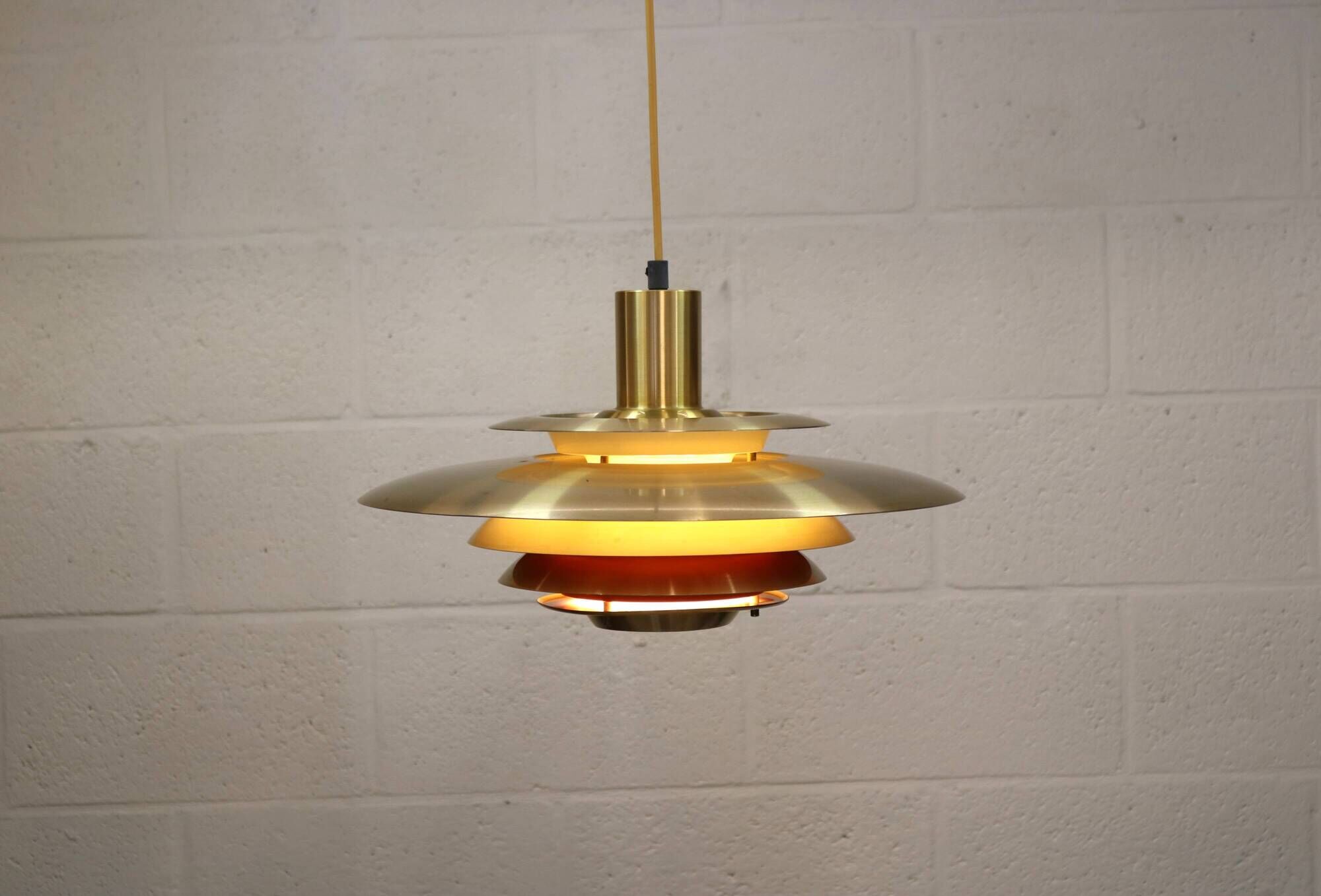 Very rare old Danish design lamp by Teknika model 425  - 60's