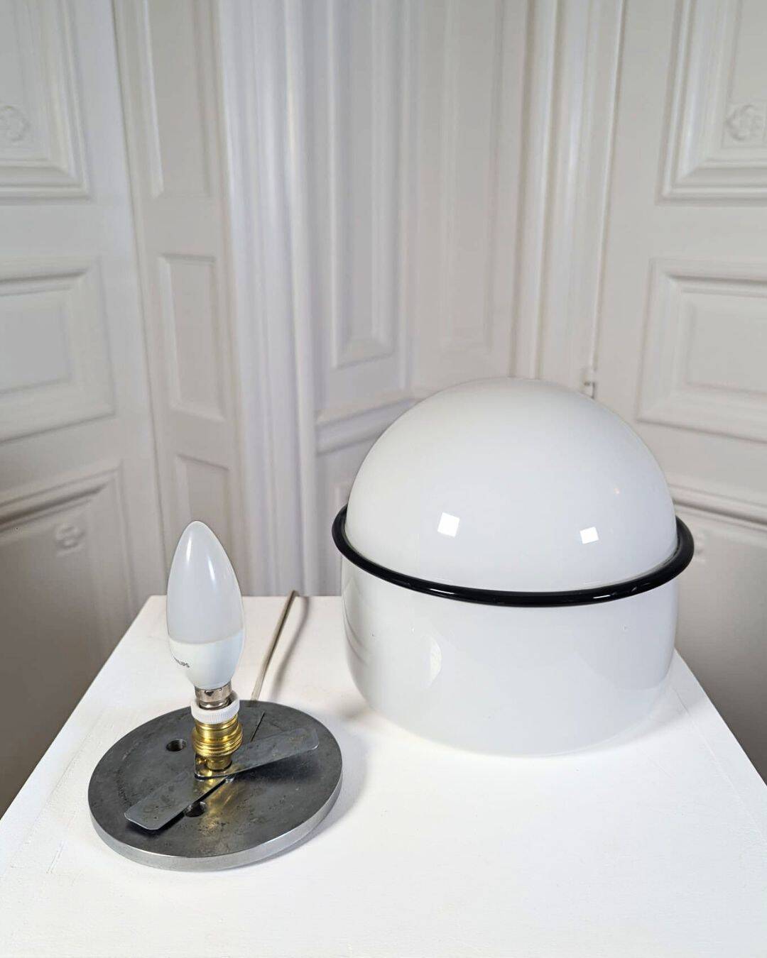 Lampe Tecla, Design Noti Massari pour Leucos (Italie, années 1970)