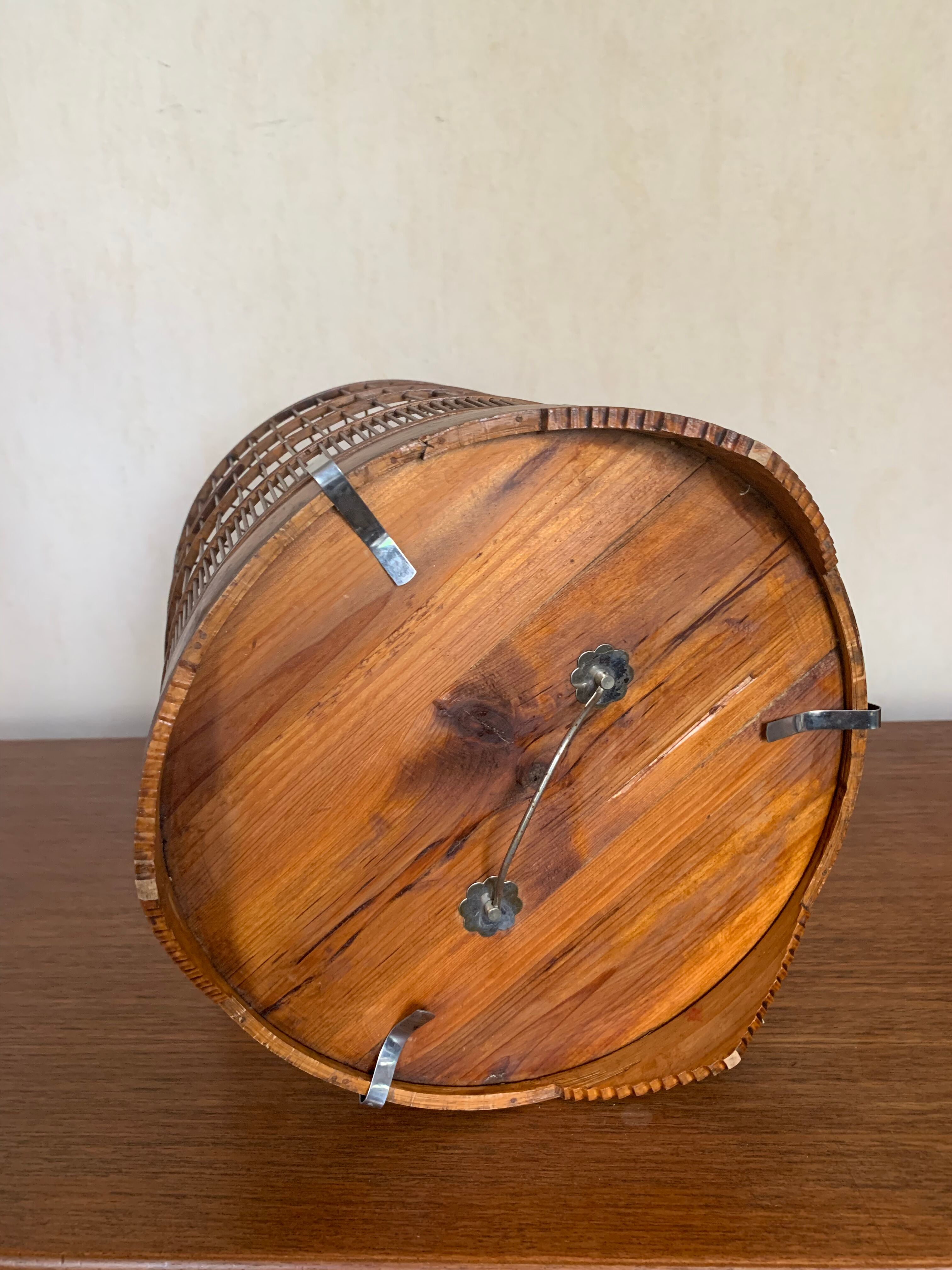 Old bird cage exotic wood