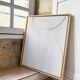 Tableau relief minimaliste blanc