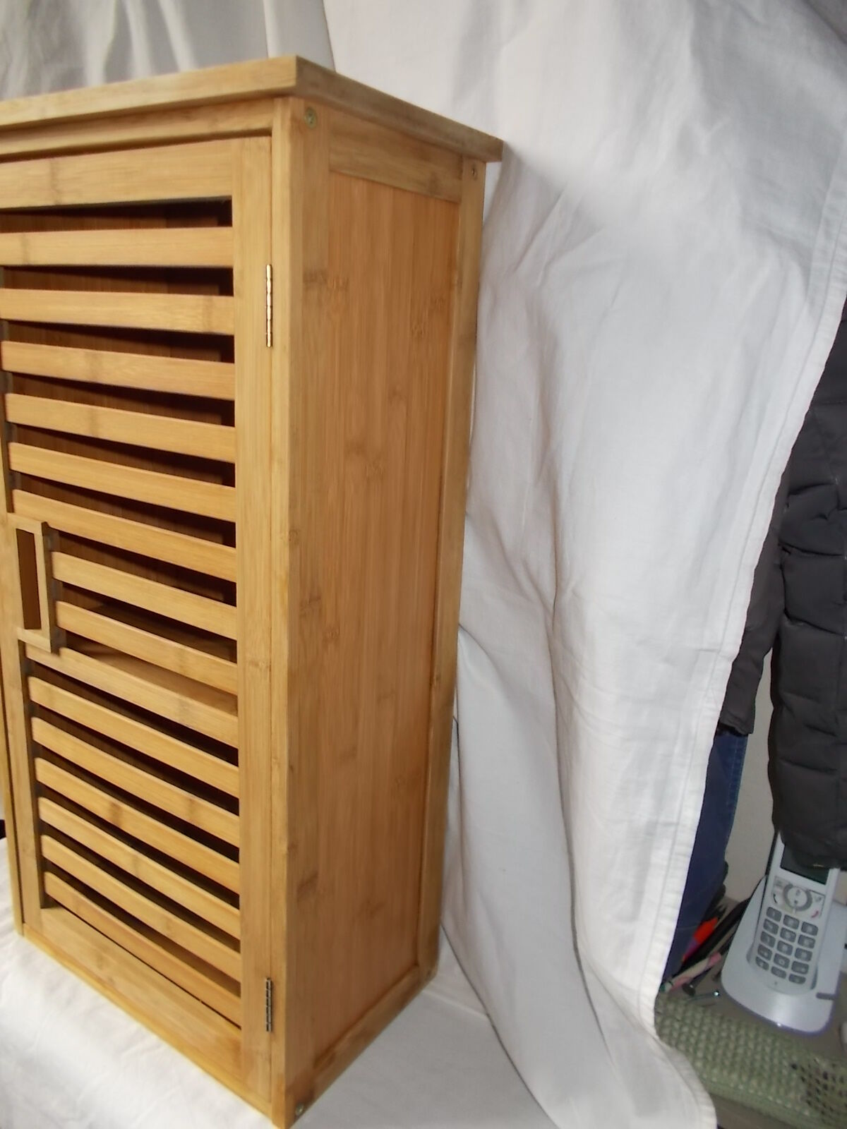 Bamboo medicine cabinet