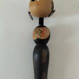 Pair of Japanese Kokeshi dolls - 1950s-1970s