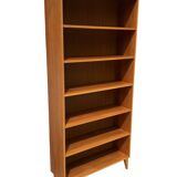 Vintage large teak bookcase Danish design from the 60s