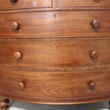 Mahogany veneer curved, English work, circa 1840
