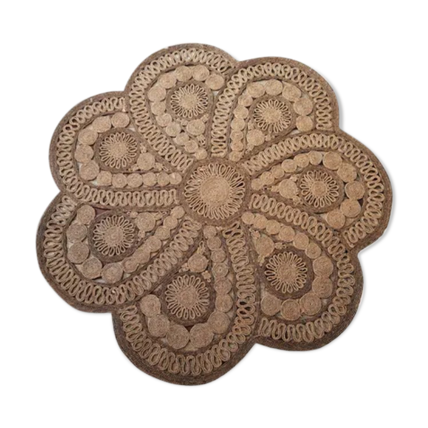Vintage jute rug