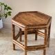 Table basse en bambou vintage