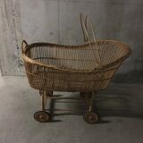 Cradle 60s rattan
