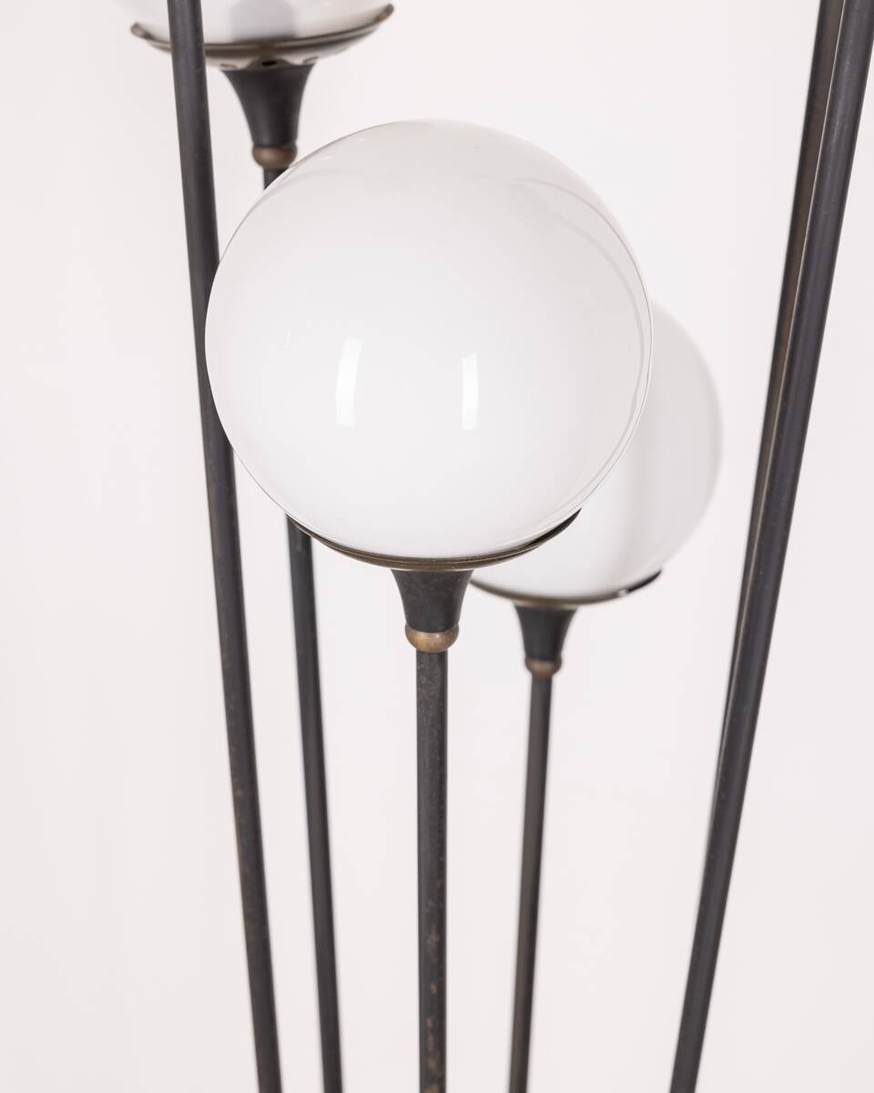 VINTAGE FLOOR LAMP 1950s ALBERELLO MODEL DESIGN STILNOVO