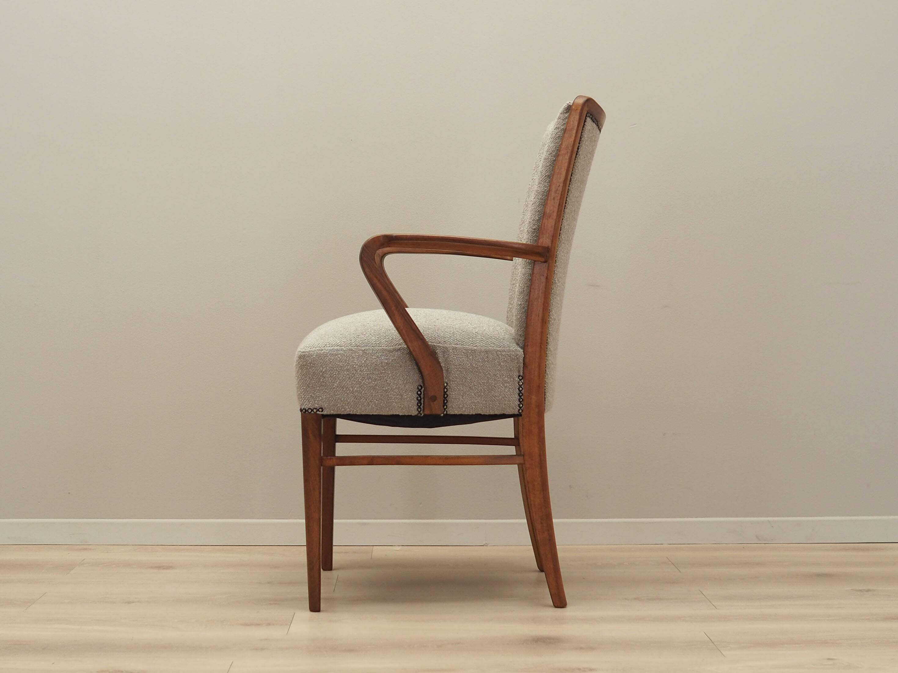 Walnut chair, Danish design, 1970s, production: Denmark