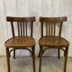 Paire de chaises bistrot
