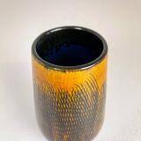 Mid-century modern set of 4 ceramic vases by Upsala-Ekeby "Fiamma" Sweden, 1960s.