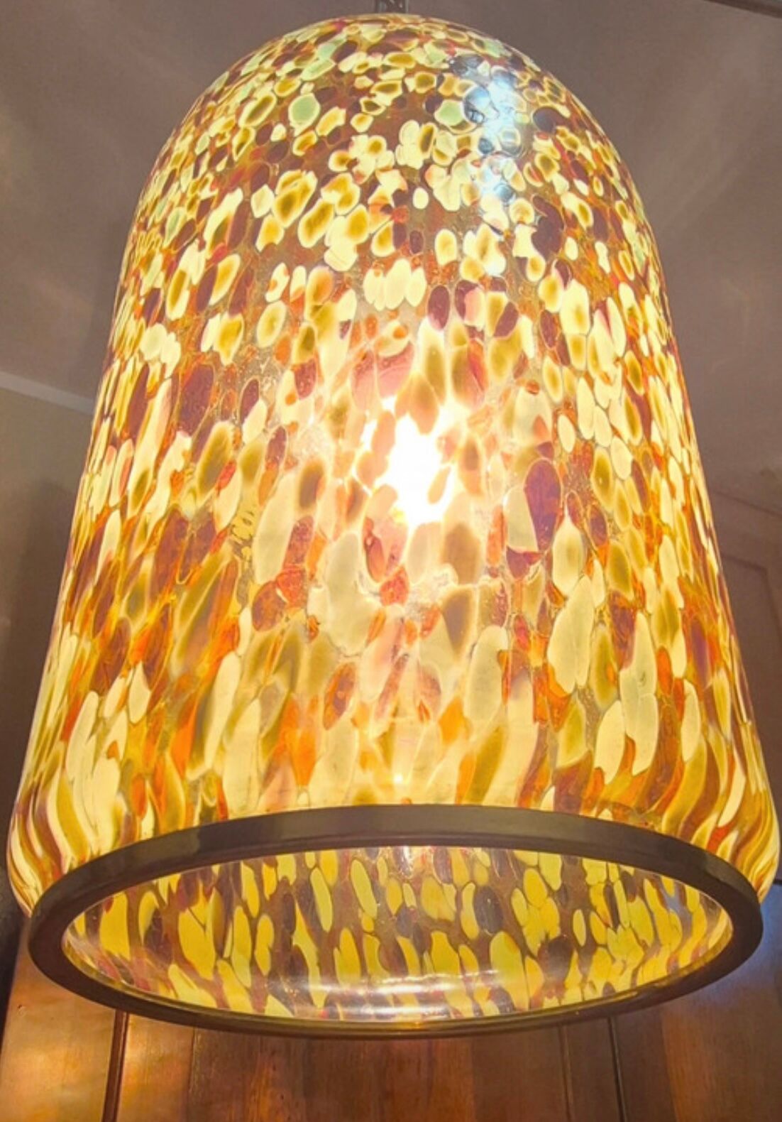 Murano glass pendant, 1970s