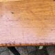 Table d'écolier vintafe 60's bois et métal