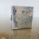 Modernist "Jean Goardere" post it holder in handmade pewter, 1970
