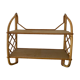 Vintage bamboo rattan shelf