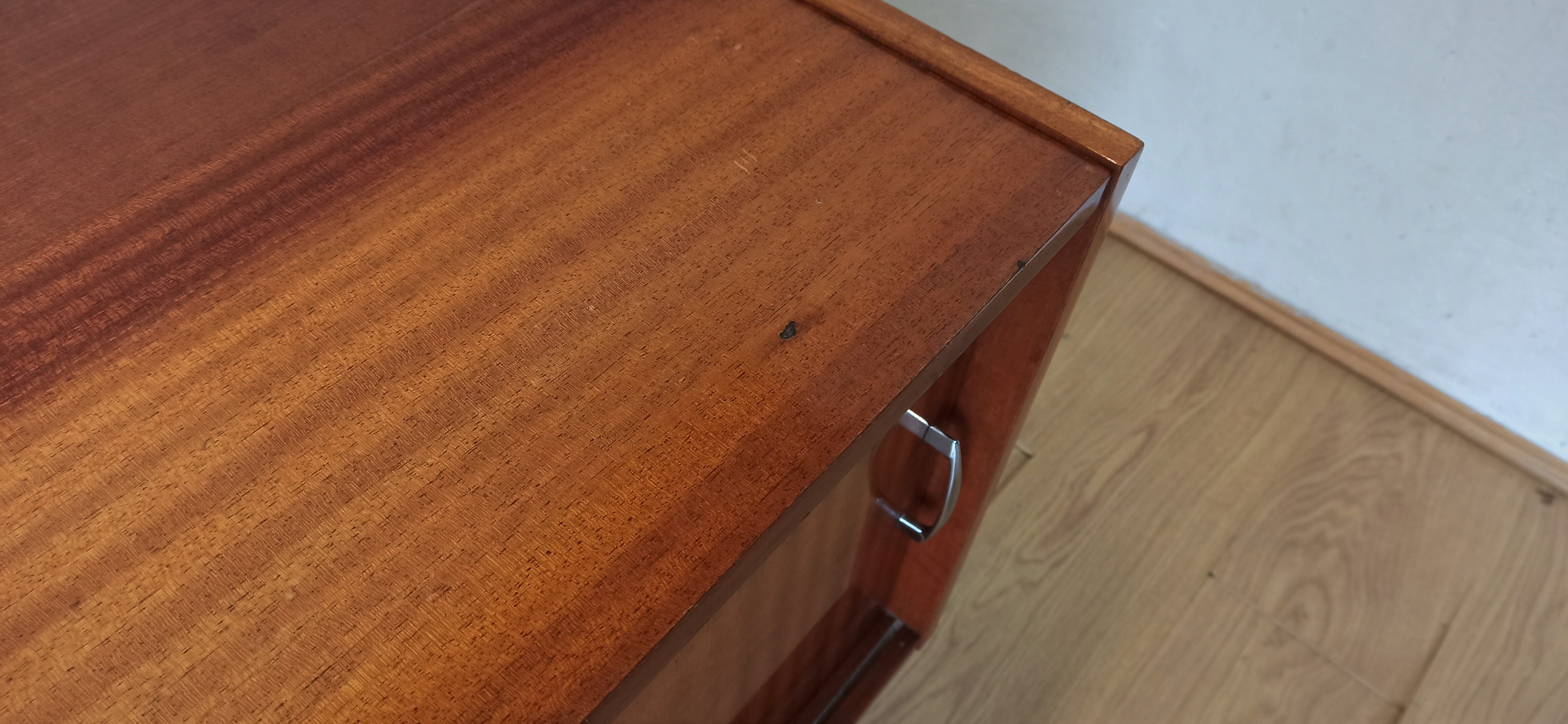 Modernist long sideboard of the 1970s.