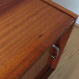 Modernist long sideboard of the 1970s.