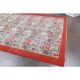 Vintage Turkish Oushak handmade wool cotton beige area rug 177x279