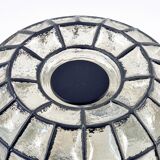 Mid-Century Glass Flush Mount from Limburg, Germany, 1960s