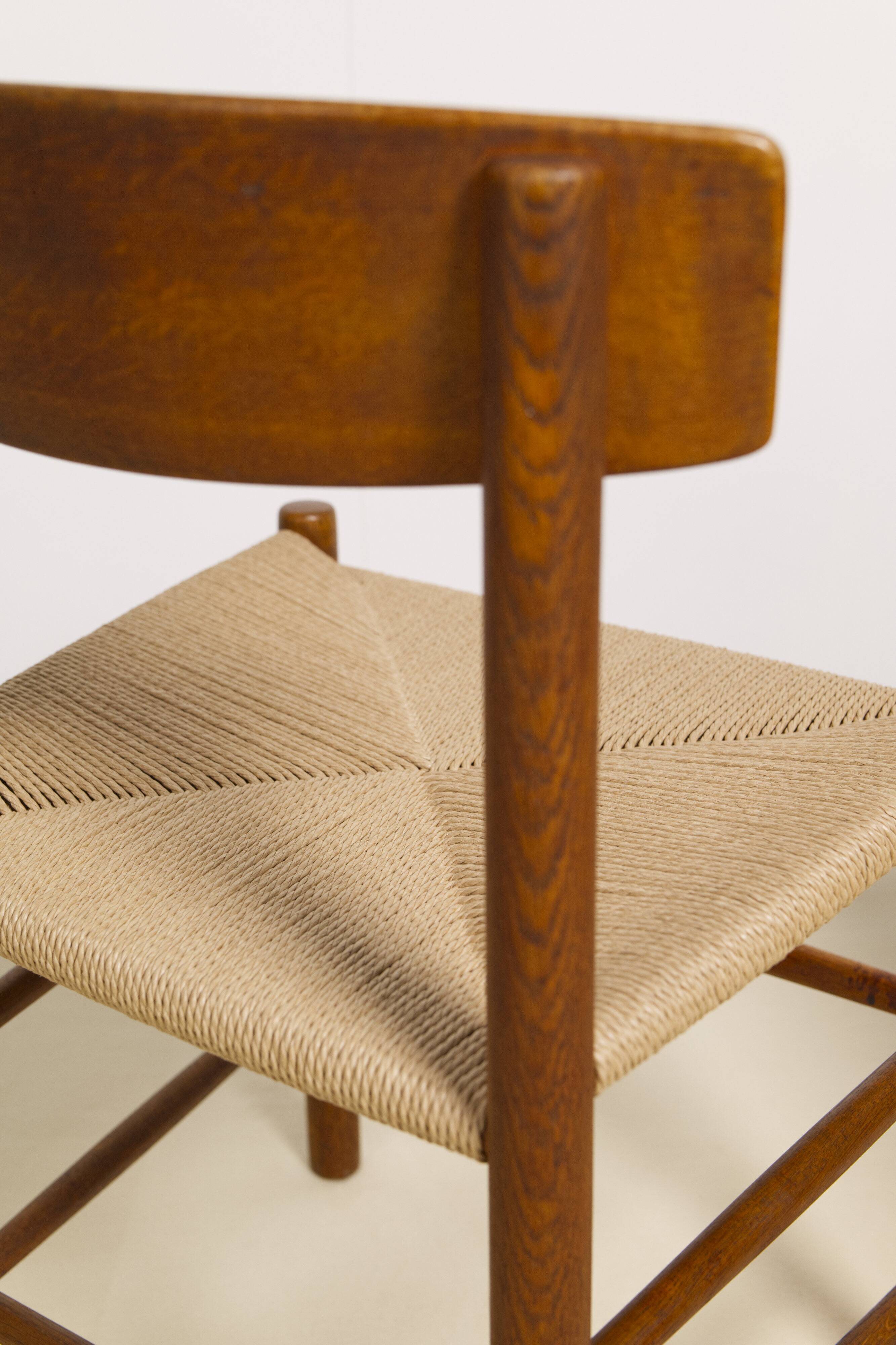 Set of 6 Oak dining chairs 'j39' by Borge Mogensen, 1960s